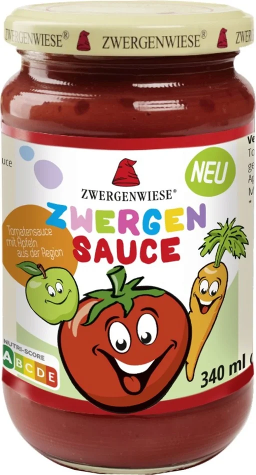 Zwergenwiese Sauce Bio « Zwergen », 340 ml