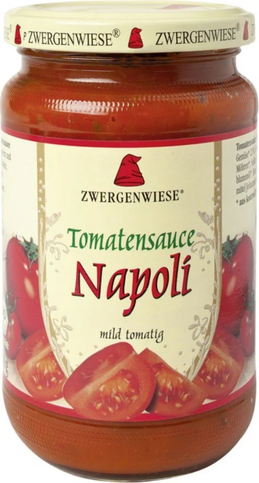 Zwergenwiese Sauce Tomate Bio – Napoli, 340 ml