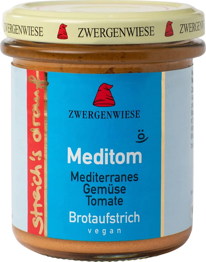 Zwergenwiese streich&rsquo;s drauf – Tartinade Bio – Meditom, 160 g